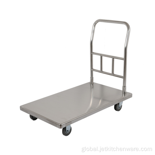 Platform Hand Truck Dismounting Stainless Steel Platform Trolley Manufactory